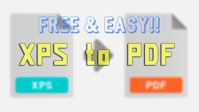 Convert XPS to PDF Online Free HTTPS